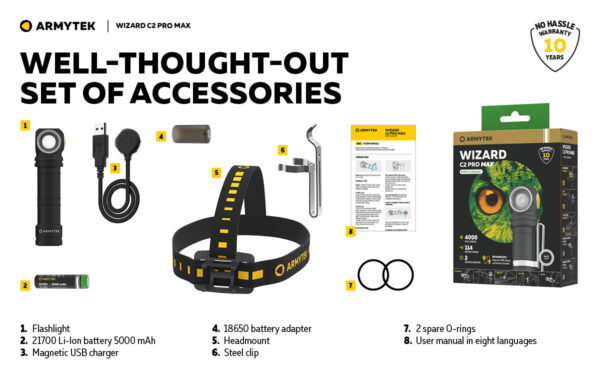 Armytek Wizard C2 Pro Max Magnet USB - Image 4